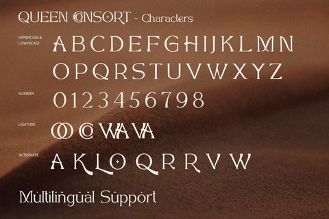 Queen Consort - Serif Font Font Alpaprana Studio 