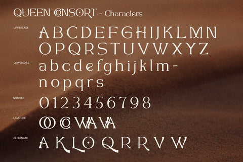 Queen Consort - Serif Font Font Alpaprana Studio 