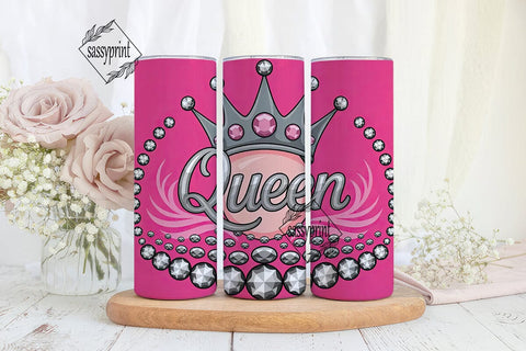 Queen Crown Tumbler Design Sublimation sassyprint 