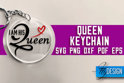 Queen Keychain SVG Design | Queen Quotes Design | SVG File SVG Fly Design 