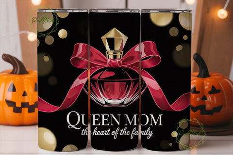 Queen Mom Perfume 20oz Tumbler Wrap Sublimation PixelChick 