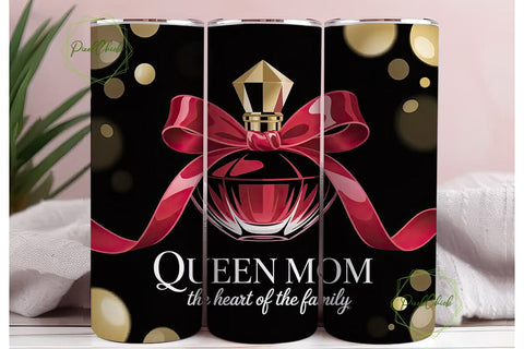 Queen Mom Perfume 20oz Tumbler Wrap Sublimation PixelChick 
