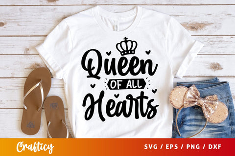 Queen of all hearts SVG Design SVG Designangry 