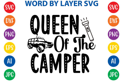 Queen Of The Camper SVG DESIGN SVG Rafiqul20606 