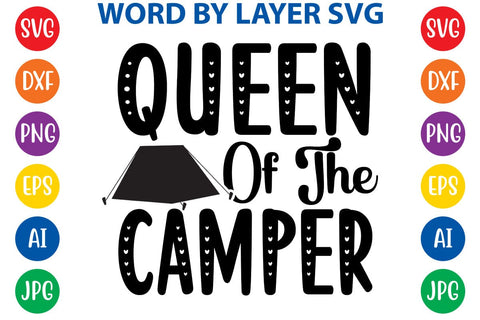 Queen Of The Camper SVG DESIGN SVG Rafiqul20606 