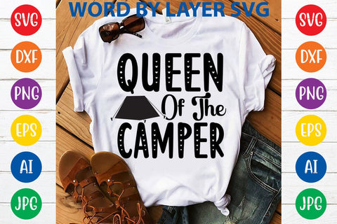 Queen Of The Camper SVG DESIGN SVG Rafiqul20606 