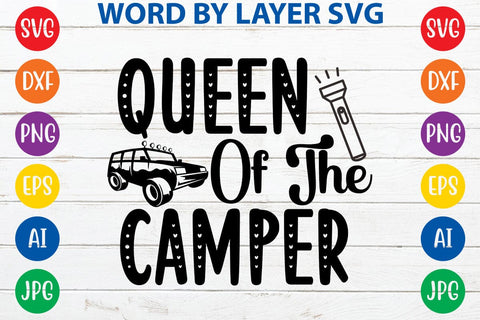 Queen Of The Camper SVG DESIGN SVG Rafiqul20606 