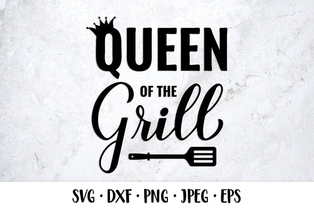 Queen of the Grill SVG. Funny BBQ quote. Grilling SVG SVG LaBelezoka 