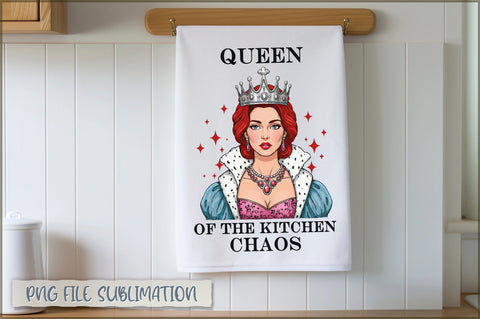 Queen of the kitchen chaos Towel Sublimation Shetara Begum 