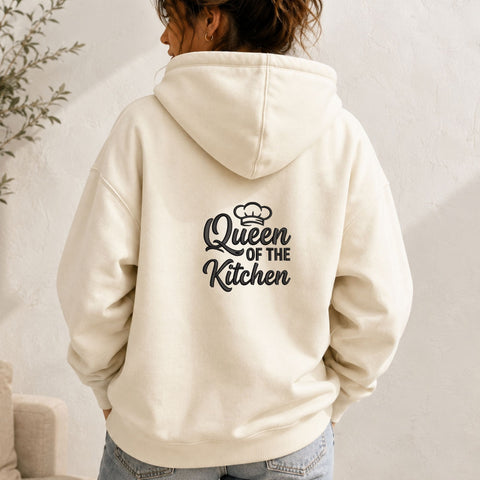 Queen of the Kitchen Machine Embroidery Design – Chef Hat Cooking Embroidery File, Kitchen Queen Chef Gift Design Embroidery/Applique DESIGNS PatternFeed8 