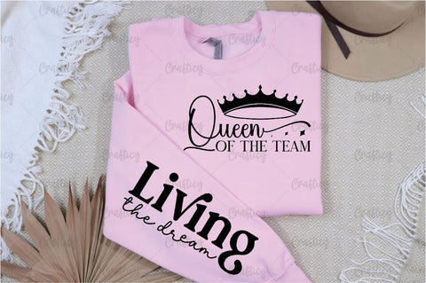 Queen of the team Sleeve SVG Design SVG Designangry 