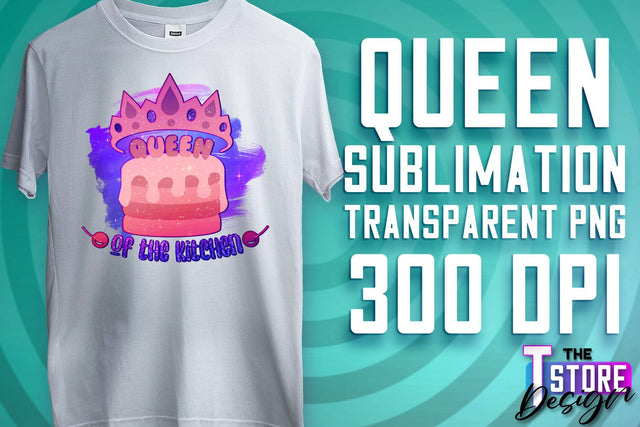 Queen Quotes Sublimation | Queen Design | Queen Sayings Design Sublimation The T Store Design 