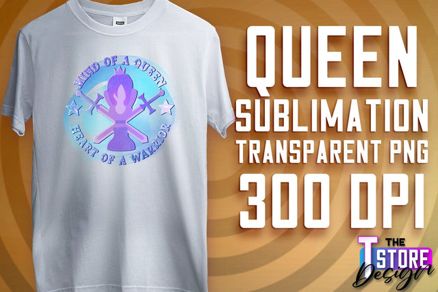 Queen Quotes Sublimation | Queen Design | Queen Sayings Design Sublimation The T Store Design 