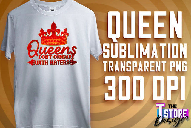 Queen Quotes Sublimation | Queen Design | Queen Sayings Design Sublimation The T Store Design 