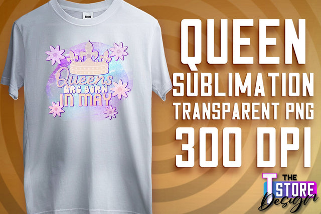 Queen Quotes Sublimation | Queen Design | Queen Sayings Design Sublimation The T Store Design 