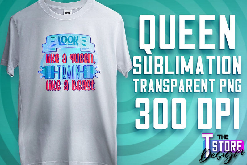 Queen Quotes Sublimation | Queen Design | Queen Sayings Design Sublimation The T Store Design 