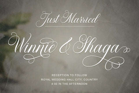 Quens Letter Script Calligraphy Font Suza Studio 