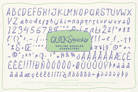 Quicksquickly Font gatype 