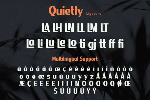Quietly - Sans Serif Font Font Alpaprana Studio 