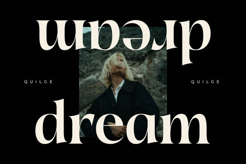 Quilge - Modern Serif Font Letterena Studios 