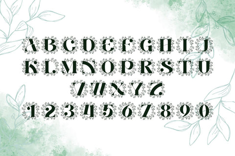 Quillcrest Monogram Font Font Dm Letter Studio 