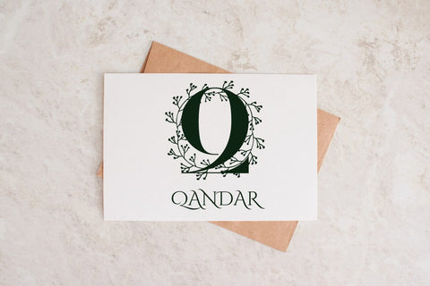 Quillcrest Monogram Font Font Dm Letter Studio 