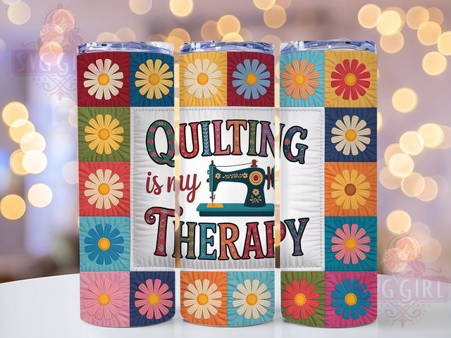 Quilting Patchwork Sewing Lover Tumbler, Sewing Lover Cup, Patchwork Wrap, 20Oz Sublimation Design, Quilter Gift Drinkware, Craft Hobby Tumbler, Sewing Room Mug Sublimation SvggirlplusArt 