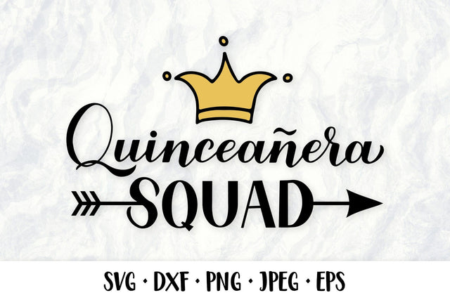 Quinceanera squad SVG. 15th birthday shirt design SVG LaBelezoka 
