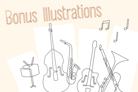 Quintet + Bonus Illustrations Font Lauren Ashpole 