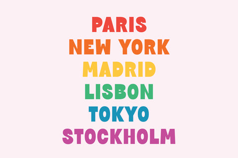 Quirk Bounce Back to School Font Font FontDuo 