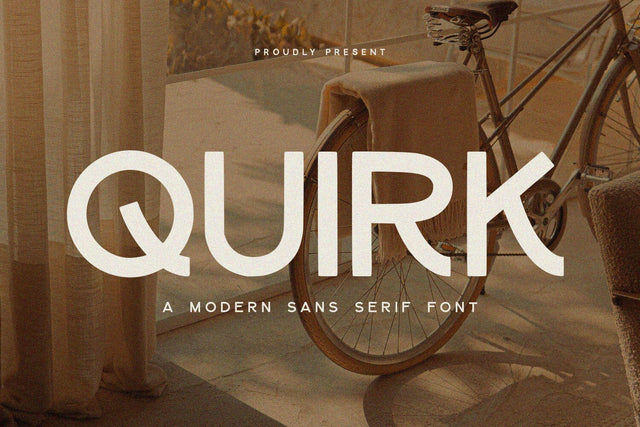 Quirk - Sans Serif Font Alpaprana Studio 
