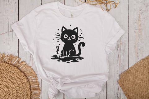 Quirky black cat svg bundle SVG Rupkotha 