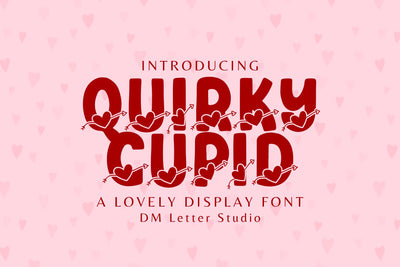 Quirky Cupid Font Dm Letter Studio 
