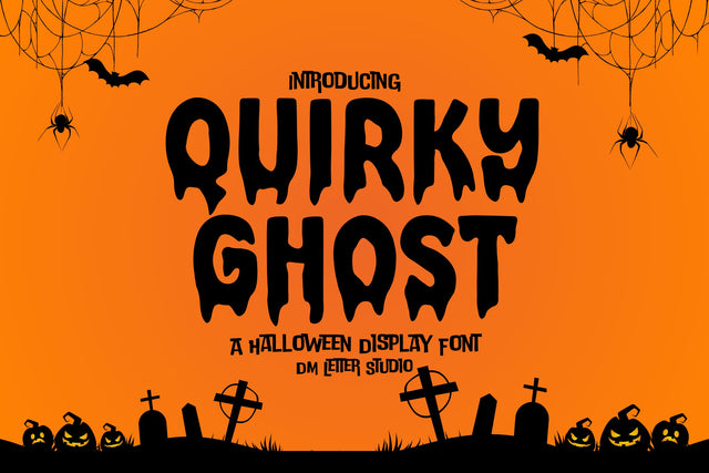 Quirky Ghost Font Dm Letter Studio 