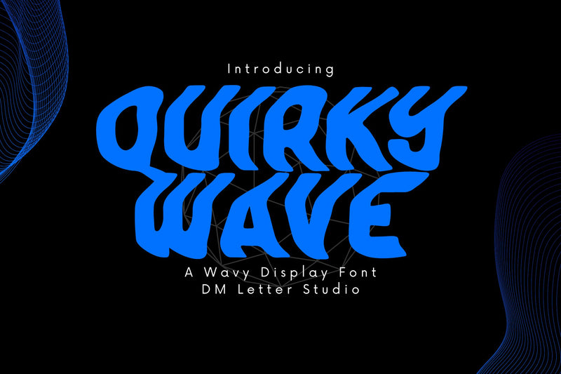 Quirky Wave Font Dm Letter Studio 