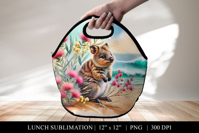 Quokka Lunch Bag Sublimation Design Sublimation BijouBay 