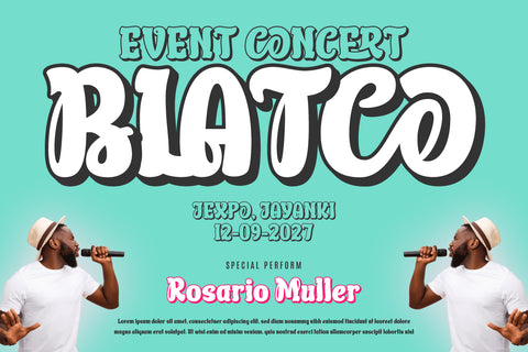 Qutcoy - Display Font Font twinletter 