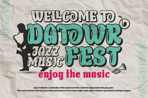 Qutcoy - Display Font Font twinletter 