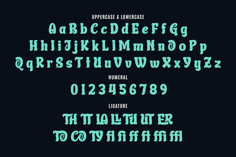 Qutcoy - Display Font Font twinletter 