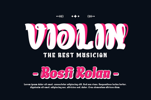 Qutcoy - Display Font Font twinletter 