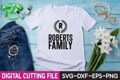 R Roberts Family svg SVG designer krishna 