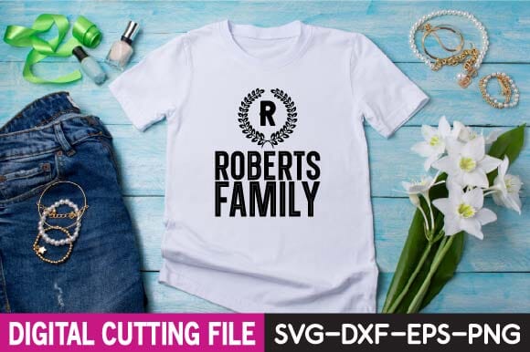 R Roberts Family svg SVG designer krishna 
