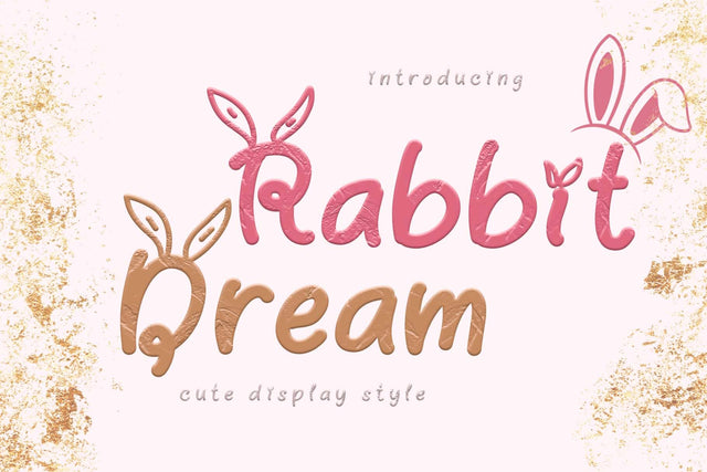 Rabbit Dream Font Prasetya Letter 