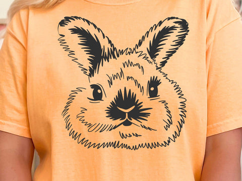 Rabbit SVG, bunny svg, angora rabbit Breed, hare, cute animal, face, farm, clipart, vector SVG DesignDestine 