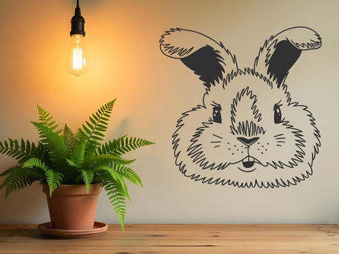 Rabbit SVG, bunny svg, angora rabbit Breed, hare, cute animal, face, farm, clipart, vector SVG DesignDestine 