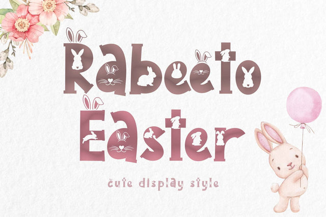 Rabeeto Easter Font Prasetya Letter 