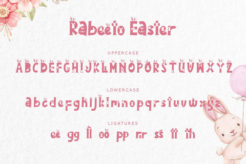 Rabeeto Easter Font Prasetya Letter 