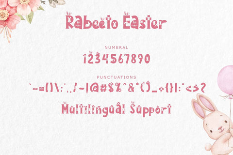 Rabeeto Easter Font Prasetya Letter 