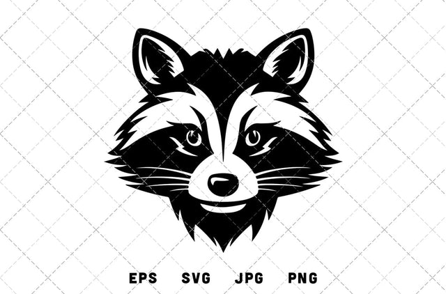 Raccoon Mascot Graphics - JPG, SVG, PNG, EPS - Digital Download with Commercial License for Cricut, Silhouette, Scan N Cut Crafting SVG Loveleen Kaur 