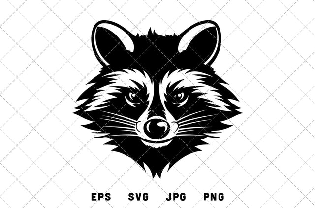 Raccoon Mascot Graphics - JPG, SVG, PNG, EPS - Digital Download with Commercial License for Cricut, Silhouette, Scan N Cut Crafting SVG Loveleen Kaur 